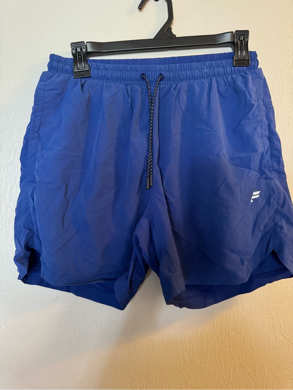 Fabletics Royal Blue Men's Running Shorts with Logo